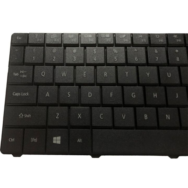 แป้นพิมพ์แล็ปท็อปสหรัฐอเมริกาสำหรับแพคการ์ดเบลอีซี่โน๊ต-te69kb-le69kb-q5wph-q5wt6-le11แป้นพิมพ์ภาษาอังกฤษสีดำ
