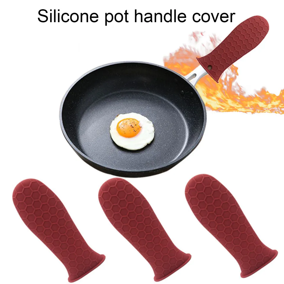 Silicone Pot Handle Cover, Iron Pot Anti-scalding Handle