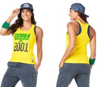 Zumba Est. 2001 Ribbed Tank (เสื้อกล้ามออกกำลังกายซุมบ้า)