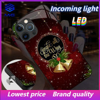 MG TIKTOK ระเบิด Call Christmas LED สำหรับเคสโทรศัพท์ซัมซุง S21ULTRA S21Plus S22Plus S22ULTRA S20PLUS A12 A72 A71 A52 A51 A32 A21S NOTE10 10Plus NOTE20ultra A53 A73ปีใหม่คริสต์มาสเสียงกริ๊ง