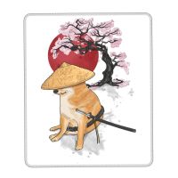 Samurai Japanense Cheems Meme Customized Gamer Mouse Pad Anti-Slip Rubber Base Mousepad Office Computer Desktop Desk Mat