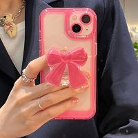 BGF Korean Bow Transparent S22 S23 Ultra S21 A52 A73 A72 A33 A32 A23 5G Back Cover