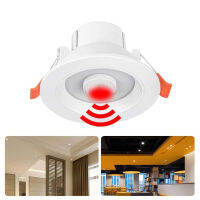 PIR Motion Sensor โคมไฟเพดานโคมไฟบันไดโคมไฟในร่ม LED Downlight Smart Home LED Spot โคมไฟในตัว AC90-260V