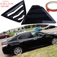 ฝาครอบบานเกล็ดสำหรับ Toyota Camry 2018 2019 2020 2021 2022 2023ผ้าม่านสามเหลี่ยมคาร์บอนไฟเบอร์ไพรเมอร์ Acv70ด้านหลัง