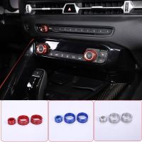 【CW】 Supra A90 2019-2022 Aluminum Alloy Car Interior Air Conditioning Volume Adjustment Knob Cover Trim Accessories