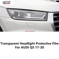 For AUDI Q5 17-20 TPU Transparent Headlight Protective Film  Headlight Protection  Film Modification Bumper Stickers  Decals  Magnets