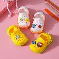 Kids Summer Cartoon Cave Hole Sandals 2023 Garden Beach Slippers Sandals Non-Slip Soft Soled Quick Drying Shoes