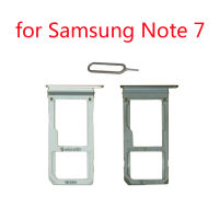 ที่ใส่ถาดซิมการ์ดสำหรับ Samsung Note 7 Galaxy N970 N970F N970FD กรอบโทรศัพท์ของแท้ใหม่ไมโครซิม SD การ์ดอะแดปเตอร์สล็อตอะไหล่ LKT37122