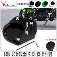 ■❧✧ Motorcycle Accessories Side Stand extension Enlarge Plate Pad For Kawasaki NINJA 400 Z NINJA400 Z400 2018 2019 2020 2021 2022