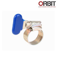 ORBIT -หางปลา- กิ๊บรัดสายยางแบบหางปลา เข็มขัดรัดสายยางแบบหางปลา เหล็กรัดสายยางแบบหางปลา BT POWERTOOLS