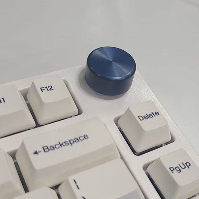 Knobs For Keydous Nj80 Mechanical Keyboard Round Silver Blue Red Color