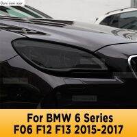 F06ไฟหน้ารถยนต์สำหรับ BMW 6ซีรีส์ F13 F12 2015-2019,อุปกรณ์เสริมฟิล์มปกป้อง TPU สีชุดไฟหน้ารถจักรยานกันรอยขีดข่วน