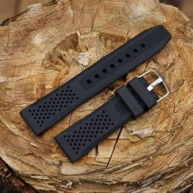 Strap Tali Jam SWISS ARMY 22mm 22 mm Rubber Jam Swiss Army 22MM Hitam
