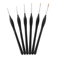 Detail Paint Brushes Set 10pcs Professional Miniature Fine Artist Painting Brushes Nylon Hair Ergonomic Wooden Handle Art Paintbrush for Acrylic Oil Watercolor Nail Face Craft Rock Model Painting Fannlady