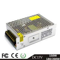 Newprodectscoming DC15V 150W 180W 200W LED Light Belt Driver Switching Power Supply 110/220VAC Constant Voltage Transformer Monitoring CCTV CNC