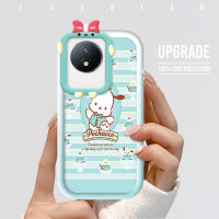 เคสเคสสำหรับ Vivo Y02A Y02T Y27 Y27 5G Y36 Y36 5G การ์ตูนน่ารักโพชาเคสโทรศัพท์มีลายมอนสเตอร์เคสเลนส์โทรศัพท์นิ่มฝาครอบป้องกันเคสโทรศัพท์มือถือกันกระแทก