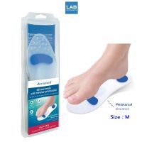 Deramed Footcare Silicone Insole with Metatarsal Elevation SizeM 2pcs/box เดอราเมด อุปกรณ์พยุงฝ่าเท้าชนิดสาเร็จรูป รุ่น Silicone Insole With Metatarsal Elevation ไซส์ M 2ชิ้น/กล่อง