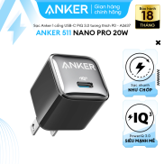 Củ sạc nhanh Anker 511 Nano Pro 20W 1 cổng USB-C PiQ 3.0 tương thích PD