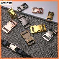 WENKEN 1pc ปรับได้ สร้อยข้อมือ Paracord DIY แคมป์ปิ้งกลางแจ้ง อุปกรณ์เสริมกระเป๋าเป้สะพายหลัง ปลอกคอสัตว์เลี้ยง หัวเข็มขัดด้านข้าง ส่วนฮาร์ดแวร์สายรัด