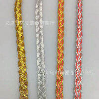 【HOT】18 สีเบจถักเปียลูกไม้ ถักลูกไม้ ริบบิ้นตกแต่งชนกลุ่มน้อย 1CMDIY ลูกไม้ขึ้น