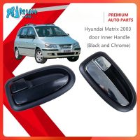 RTO (สีดำและโครเมี่ยม) Hyundai Matrix 2003มือจับด้านในประตู