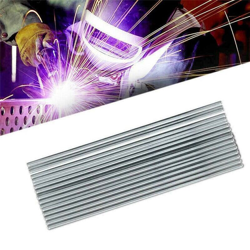 10X 33cm/1.08ft 1.6mm Solution Welding Flux-Cored Rods Aluminum Wire Brazing 