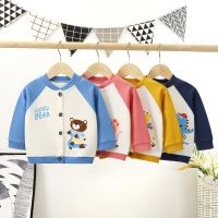 ☼Babyonline(Y361)L6เสื้อแจ็คเก็ตแขนยาวกันหนาวลายการ์ตูนน่ารักๆสำหรับเด็ก♞