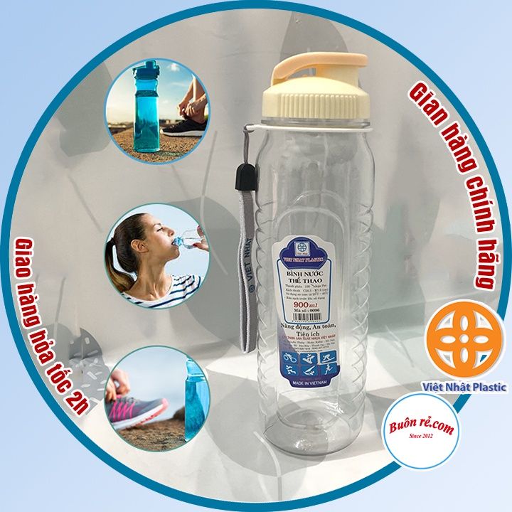 Bình nước học sinh 750ml  Việt Nhật Plastic