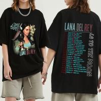 การออกแบบเดิมเสื้อผ้าผชเสื้อยืดลําลอง พิมพ์ลายนักร้อง Lana Del Rey La To The Moon Tour สไตล์วินเทจ ฮิปฮอป สตรีท แฟชั่นฮาราจูกุ