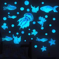 ✵❍ Octonauts Matching Marine Organism Luminous Stickers Glow In The Dark Wall Stickers Rooms Bedroom Christmas Decor Gift For Kids