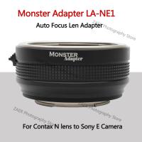 MonsterAdapter LA-NE1 Auto Focus Len Adapter สำหรับ Contax N Mount To E Mount A7III A7RIV A9 A9II กล้องอะแดปเตอร์แหวน