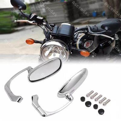 Latest motorcycle rearview mirror with 8/10mm black universal circular retro-modified motorcycle with 8/10mm screw rearview mirr Mirrors