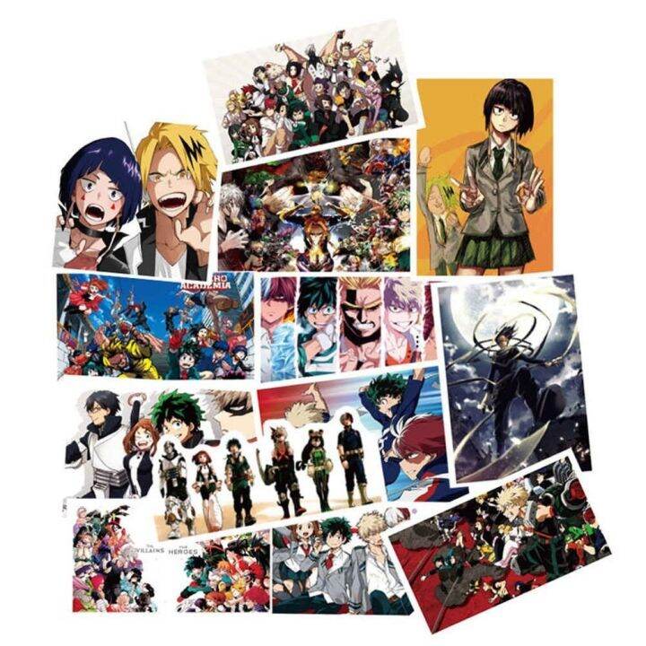 สติ๊กเกอร์ลายการ์ตูน-my-hero-academia-สำหรับติดรถยนต์