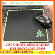 Lót chuột K15 KINGMASTER 200 240 1.5MM- Khâu Viền- Chống Trợt