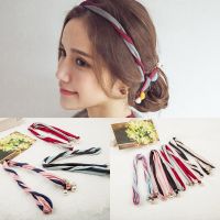 [COD] Korean version of fabric pearl winding matching twist headband new wire hair accessories wholesale