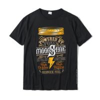 Moonshiner ตลกเสื้อยืดผู้ชาย,เสื้อยืดคุณภาพสูงบริสุทธิ์เสื้อเสื้อออกแบบเฉพาะพิมพ์ลายผ้าฝ้าย