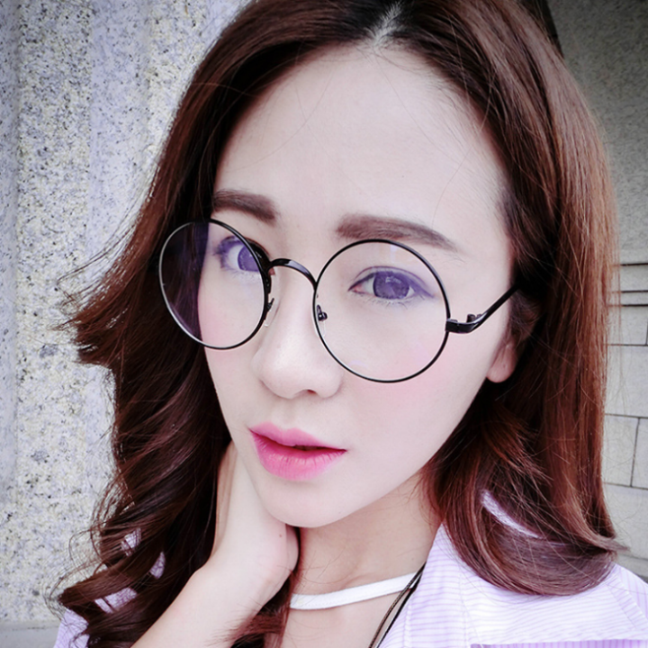 glasses-แว่นกรองแสง-ทรงหยดน้ำ-สีดำ