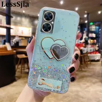 เคสมือถือสำหรับฝาหลัง VIVO Y27แวววาวนุ่มโปร่งใสเป็นความรักกระจกแต่งหน้าดวงดาวดวงจันทร์สำหรับเคสใส่โทรศัพท์ VIVO Y27