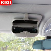 KIQI Car Sunglasses Case Eyeglasses Glasses Holder for Cadillac CTS XTS SRX ATS CT6 ESCALADE XT4 XT5 XT6 Escala Elmiraj ELR