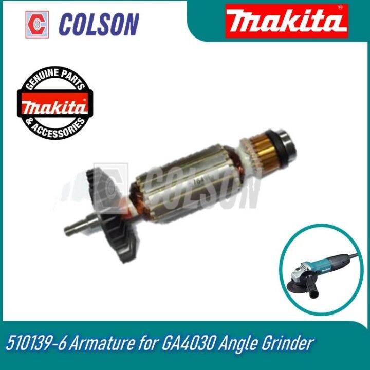 COLSON MAKITA Armature for GA4030 Angle Grinder 5101396 マキタ Lazada