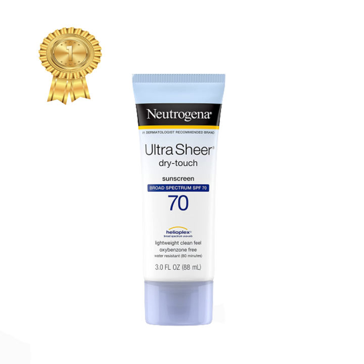 neutrogena-ultra-sheer-dry-touch-sunscreen-lotion-broad-spectrum-spf-70-uva-uvb-ราคา-590-บาท