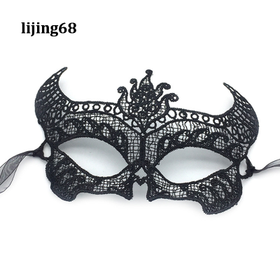 Lijing Lace Masquerade Mask เซ็กซี่ Eyemask ผู้หญิงลึกลับ Eye Mask สำหรับ Halloween Carnival Make Up เครื่องแต่งกาย Ball สุภาพสตรี Party
