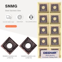 SNMG120404 SNMG120408 HA MA HS LF6018 DESKAR เครื่องมือกลึง CNC ดั้งเดิมสําหรับการกลึงภายนอกสแตนเลสคาร์ไบด์คุณภาพสูง