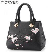 TIZZYDE Flowers Embroidery Women Messenger Bag Cherry Blossoms Fashion Simple Popular Handbags Lady Female Brand Designer ZHP26