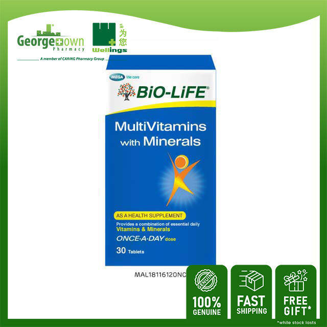 BIOLIFE MULTIVITAMINS WITH MINERALS 30S Lazada