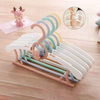 51020pcs Baby Hangers Kids Room Drying Racks Non-slip Children Storage Hangers For Clothes Rack Closet Organizer for clothes