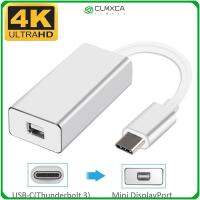 CLMXCA USB-C มืออาชีพตัวผู้กับตัวเมียเพื่อจอแสดงผลขนาดเล็กพอร์ตฟ้าร้อง-โบลต์3ตัวแปลงประเภท C เป็น USB สายเคเบิล DP มินิ3.1