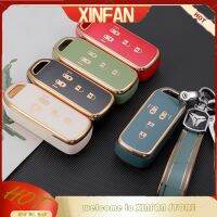 เคสกุญแจสมาร์ทรถยนต์ XINFAN TPU สำหรับ Honda Nbox แบบใหม่ JF3แบบกำหนดเอง/N-BOX JF1 JF4/N-BOX JF2 + Plus N Wagon N-One