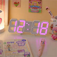 Ins Clock Ditigal Alarm Cute Japanese Student Table Clock Home Desktop Decoration Multifunctional Electronic Kawaii Wall Clock