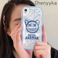 เคส Chenyyka สำหรับ OPPO A37 A37F NEO 9เคสการ์ตูนแฟชั่นอินเทรนด์ลายคลื่นสีสันสดใสเคสโทรศัพท์แบบใสเคสกันกระแทกเคสโปร่งใสซิลิโคนนิ่มป้องกันเลนส์กล้อง